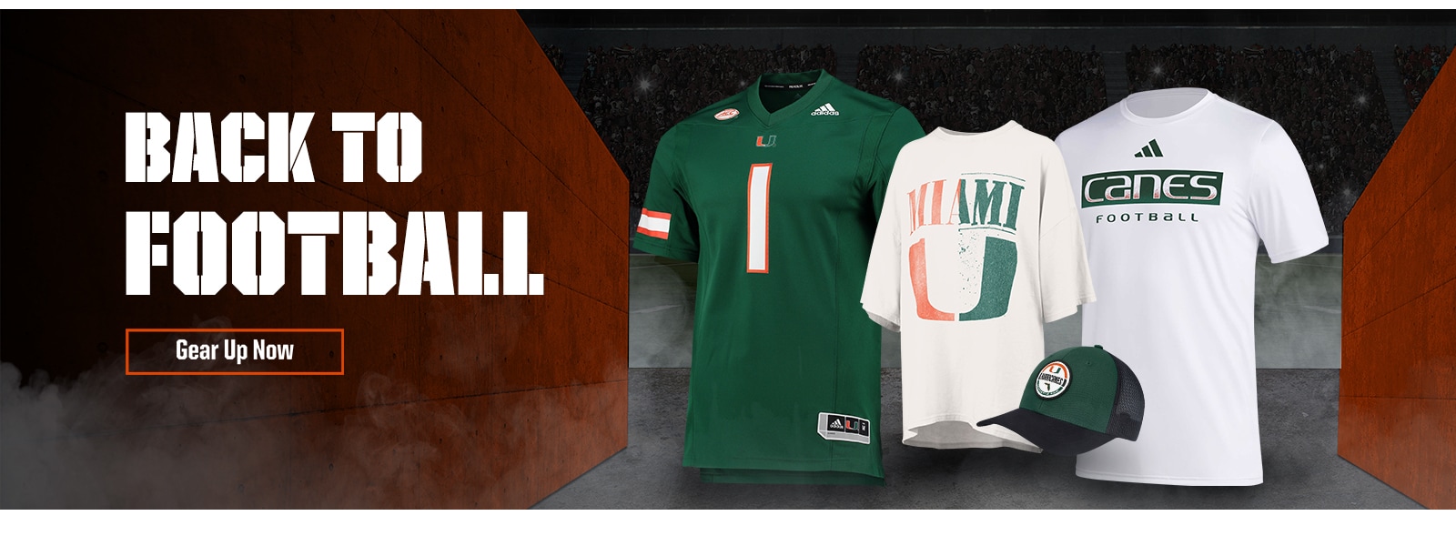 Miami Hurricanes Apparel, University of Miami Football Gear, UM ...
